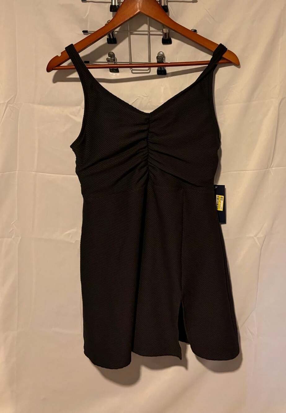 Lands' End Women's Textured Shirred Swim Dress